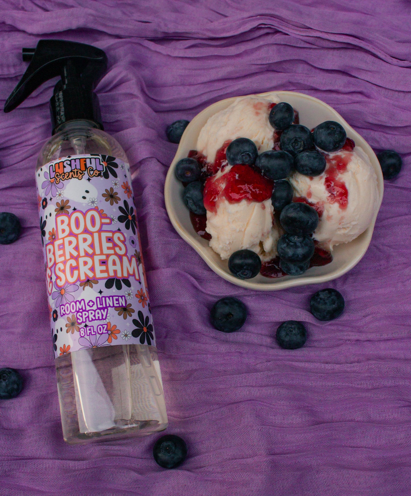 Boo-Berries & Scream - Room + Linen Spray Lushful Scents Co.