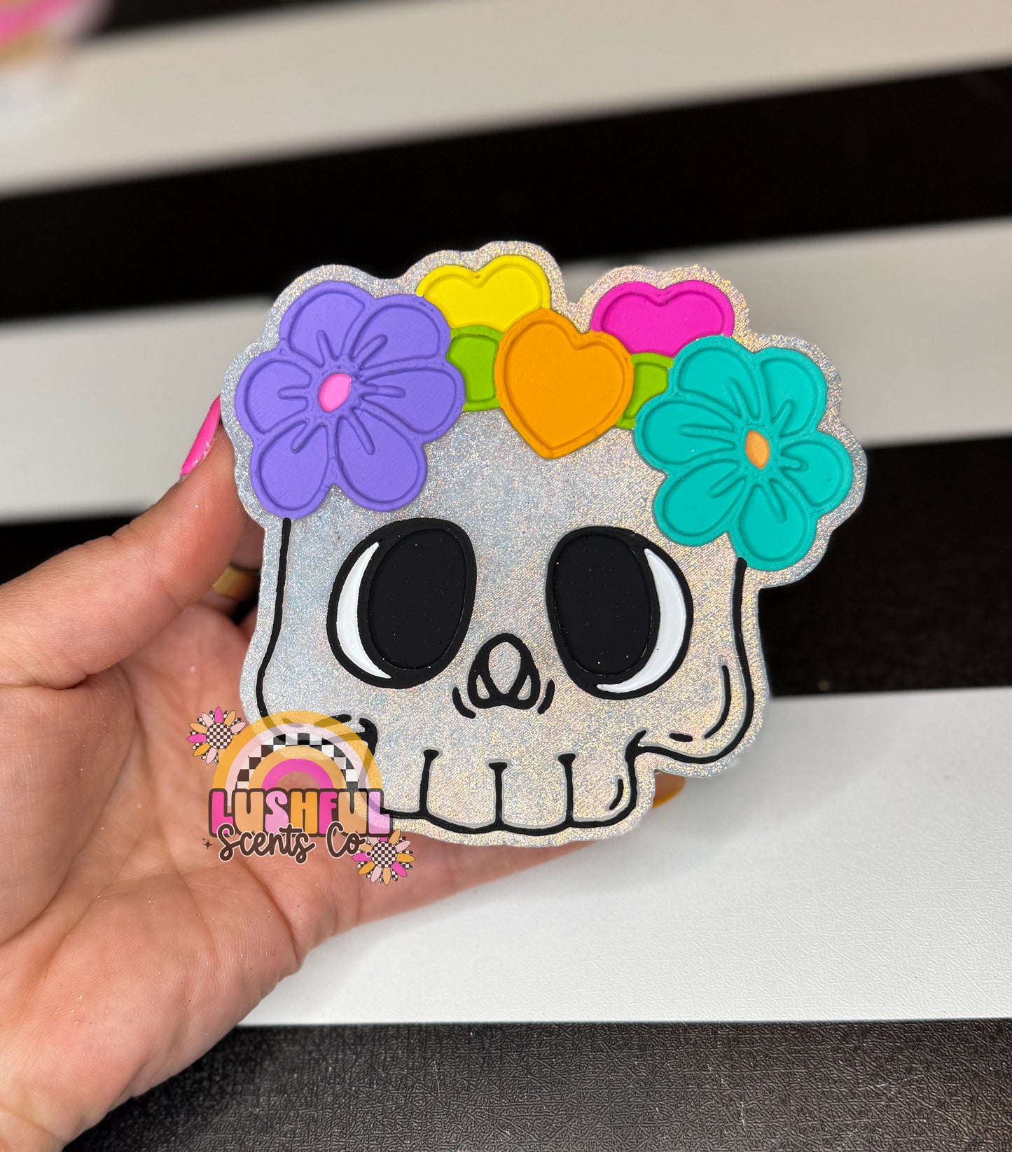 Flower Skull - Miami Vice