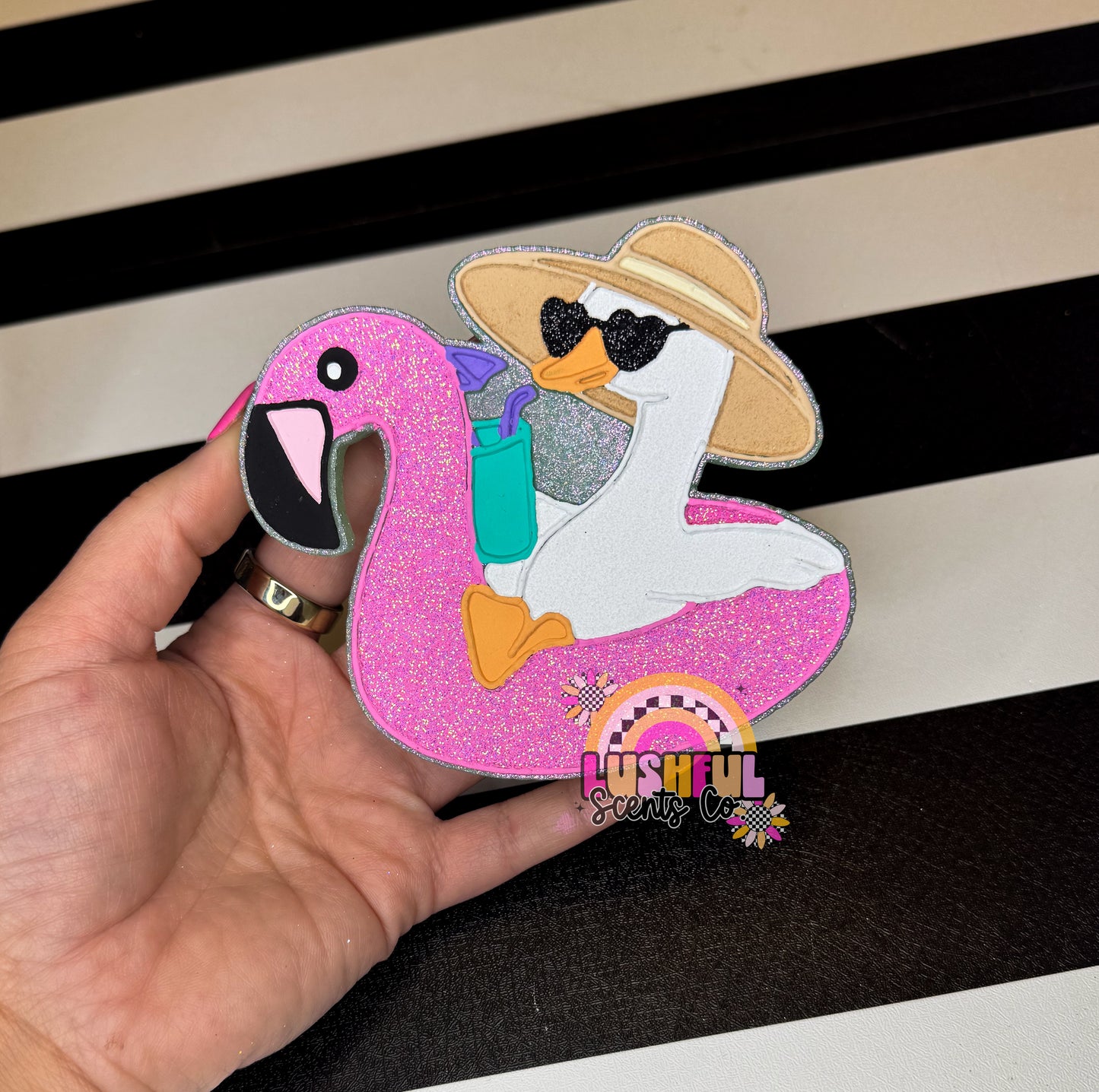Flamingo Float Goose - Golden Hour