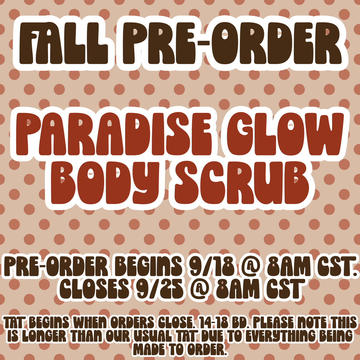 ✨Pre-Order✨Paradise Glow Body Scrub