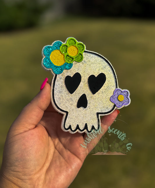 Skull w/ flowers