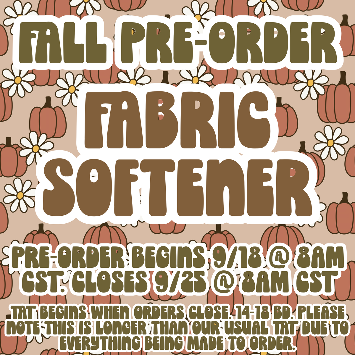 ✨Pre-Order✨ Fabric Softener