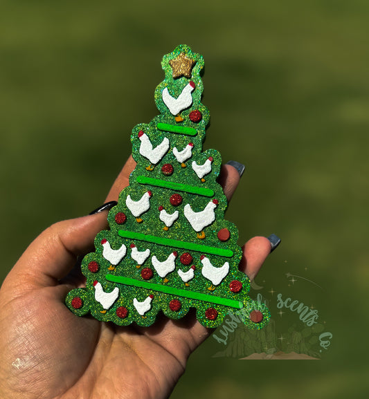 Chicken Christmas Tree