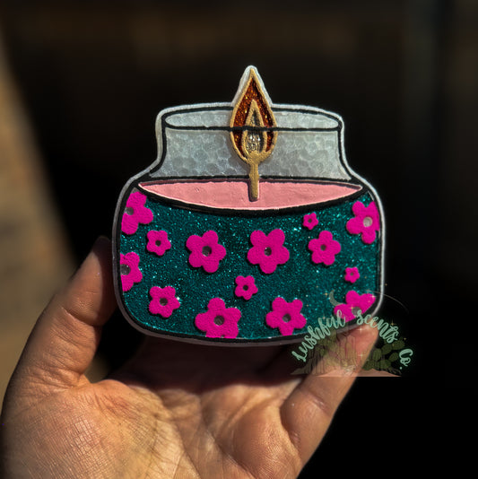 Floral Candle