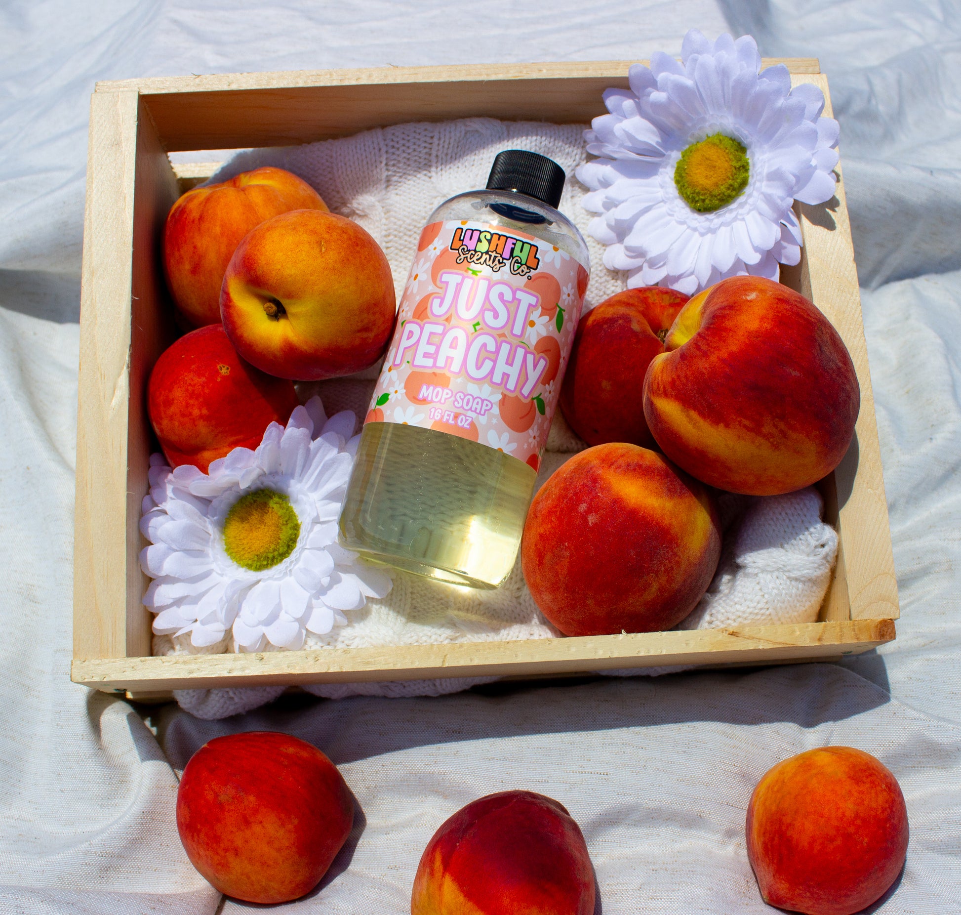 Just Peachy - Mop Soap Lushful Scents Co.
