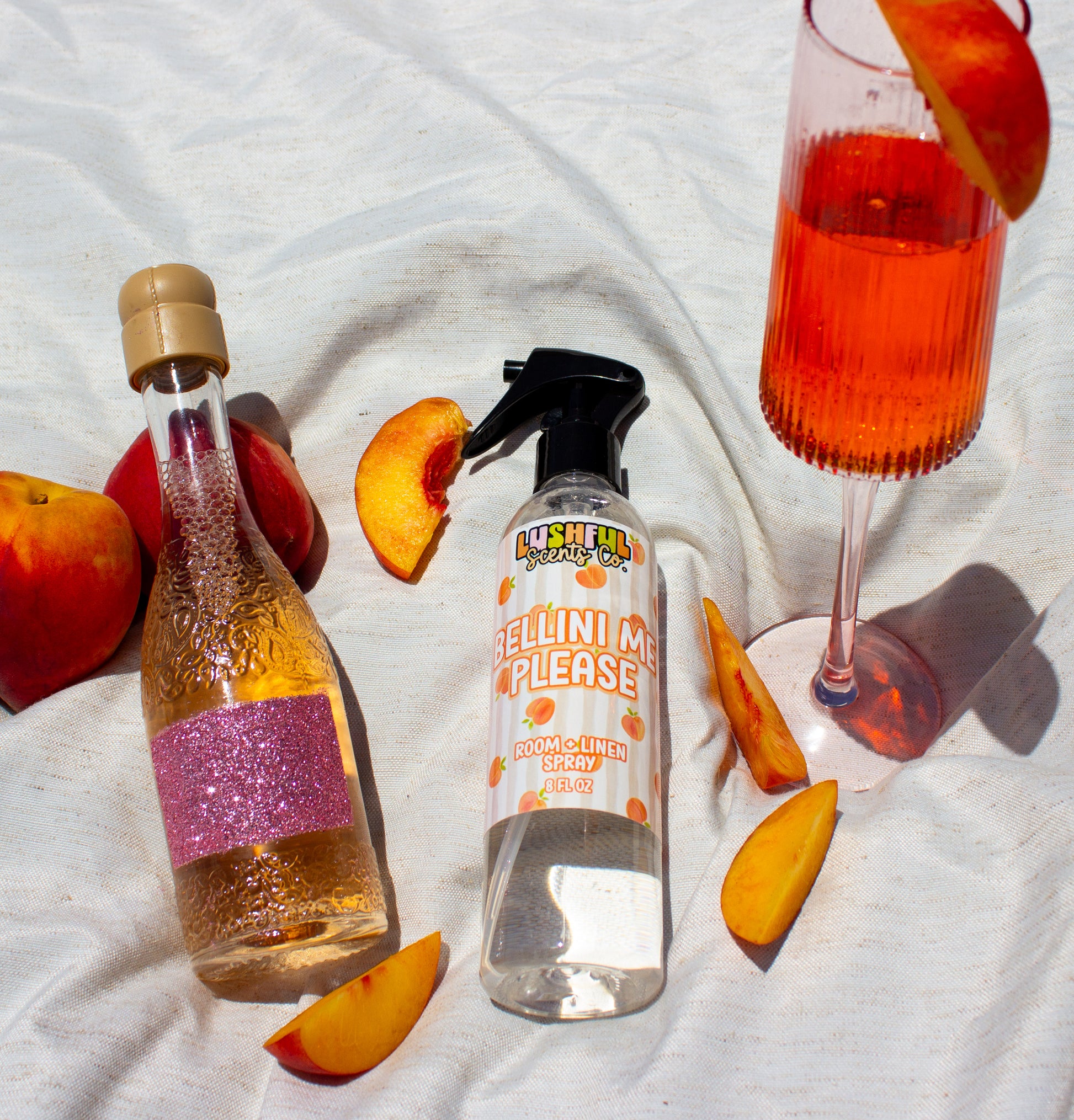 Just Peachy - Room + Linen Spray (Copy) Lushful Scents Co.