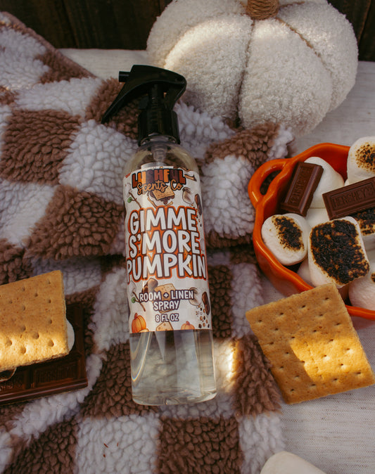 Gimme S'more Pumpkin - Room + Linen Spray Lushful Scents Co.