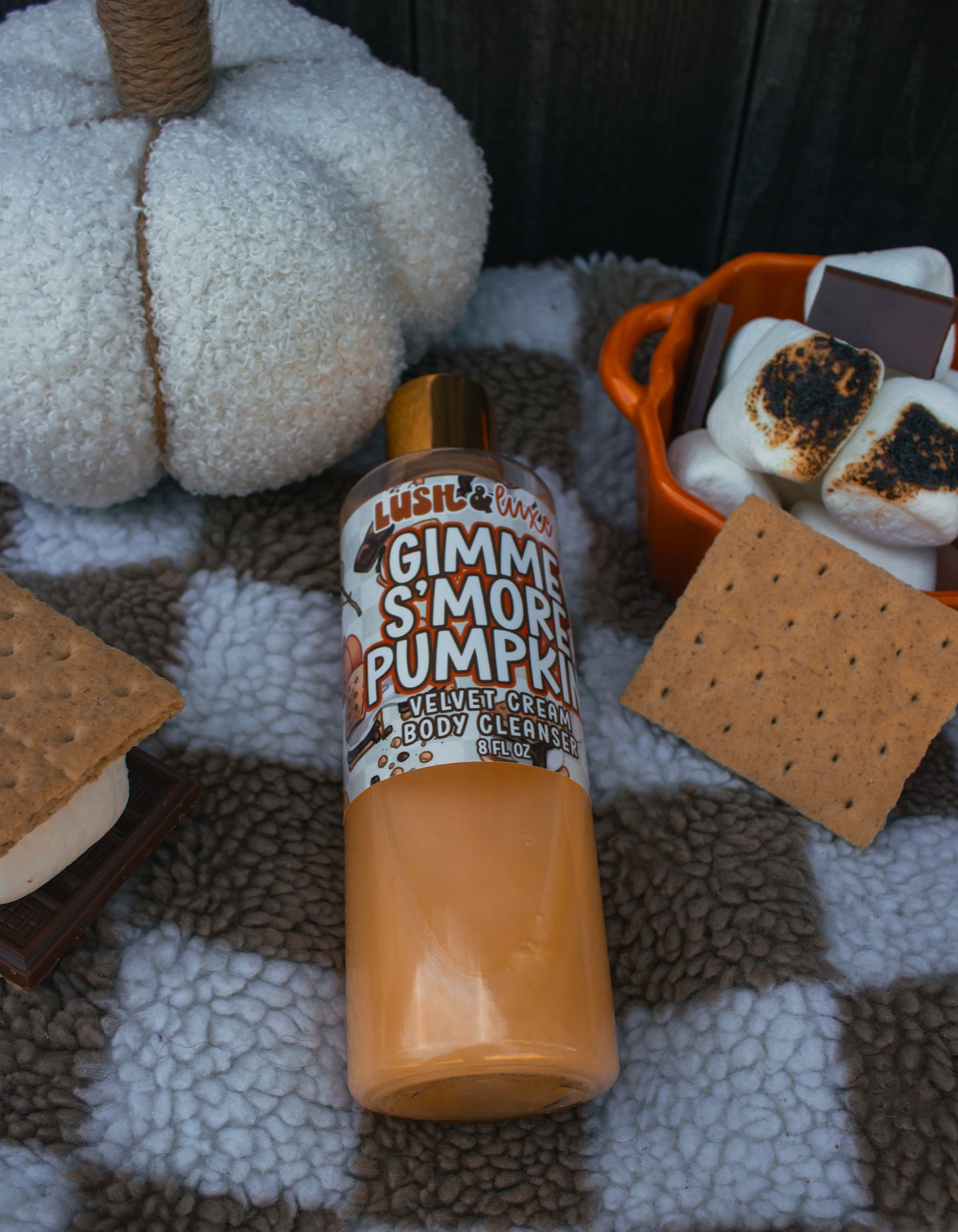 Gimme S'more Pumpkin - Velvet Cream Body Cleanser Lushful Scents Co.