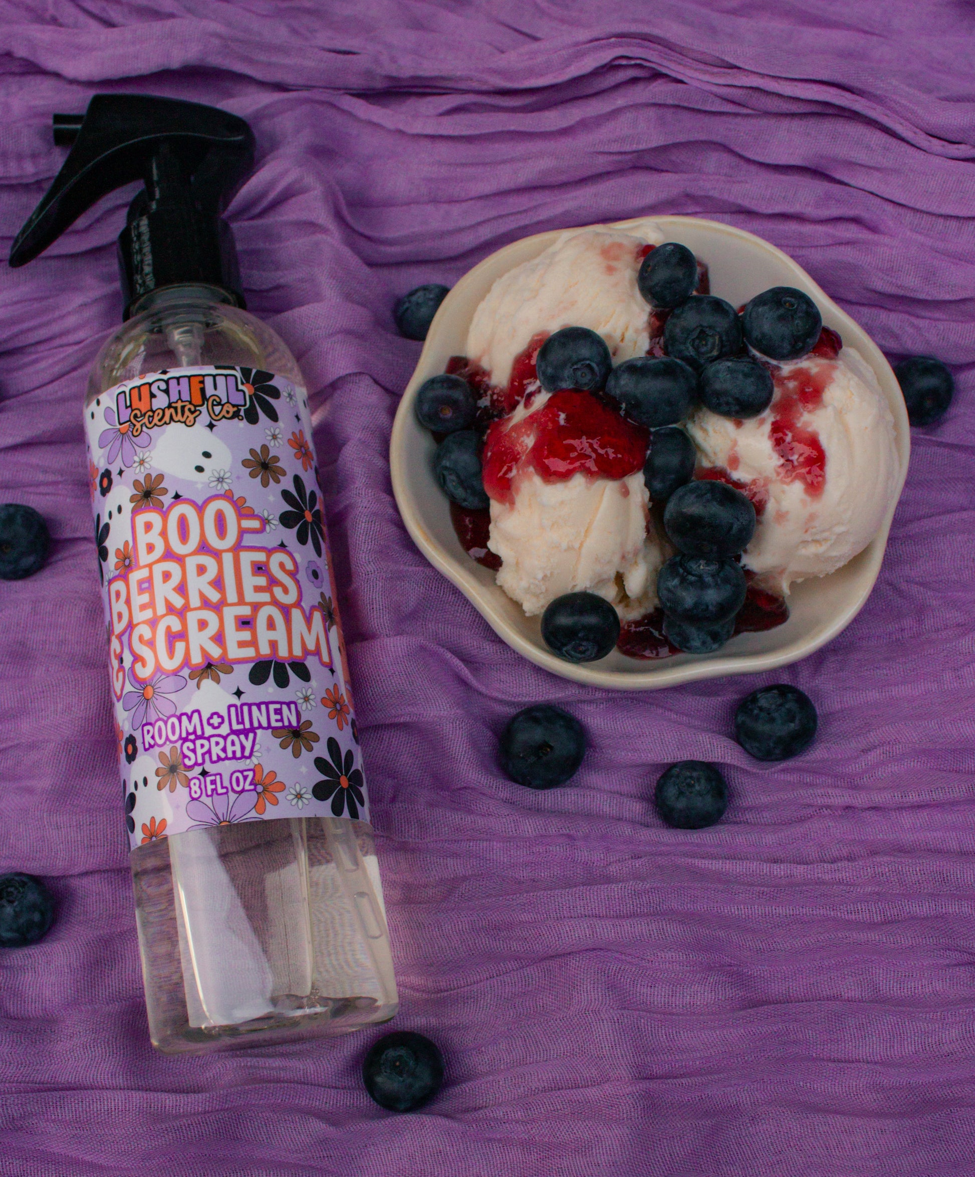 Boo-Berries & Scream - Room + Linen Spray Lushful Scents Co.