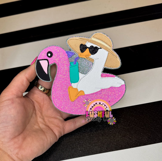 Flamingo Float Goose - Golden Hour