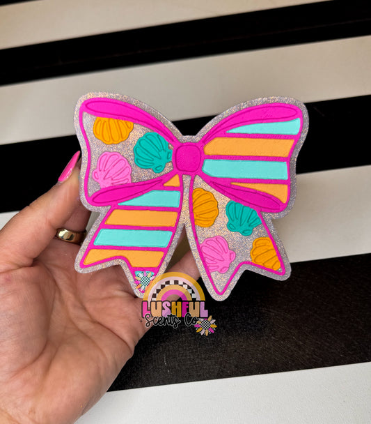 Pink Shell Bow - Rio Rumberry