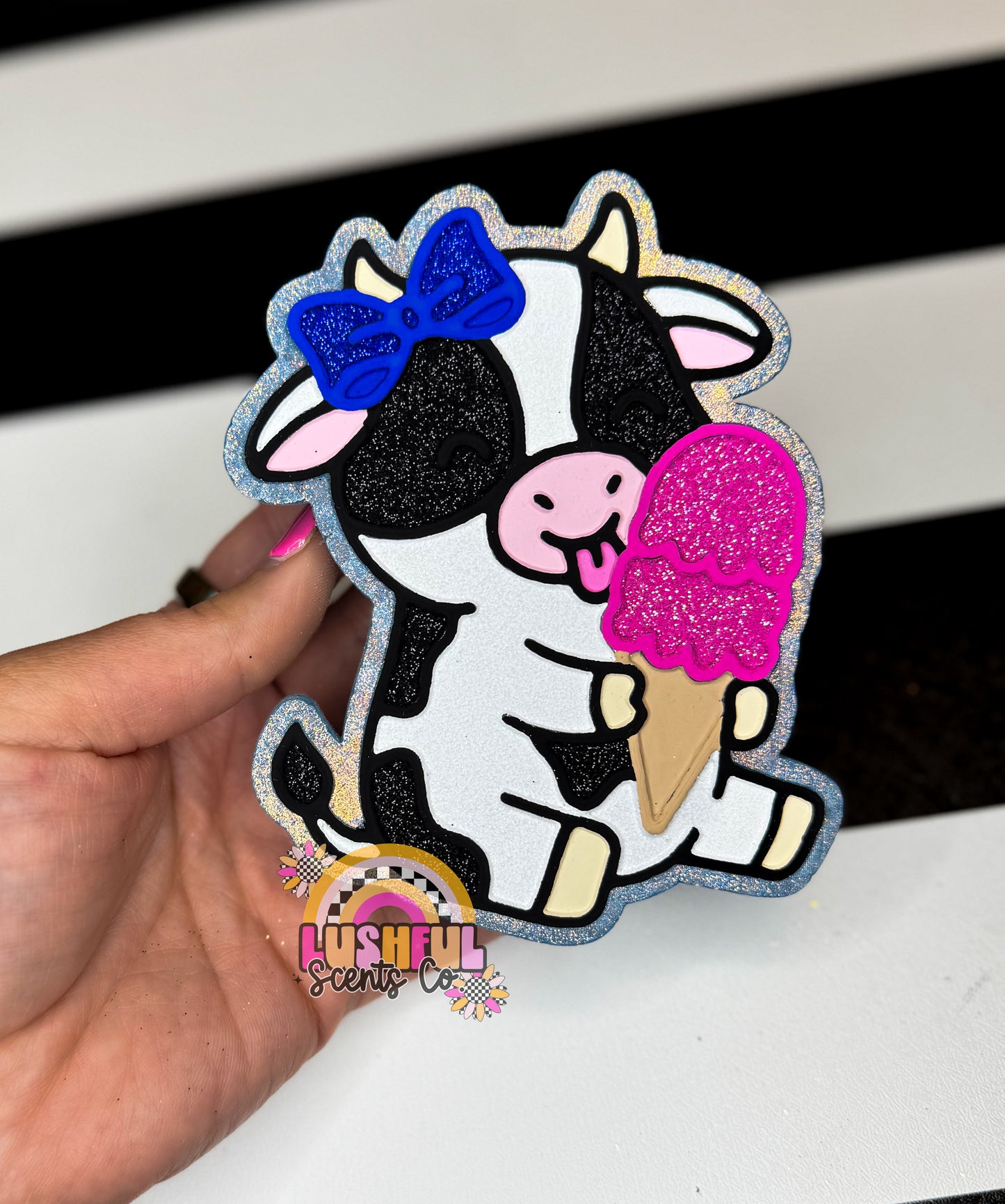Cow w/ Ice Cream - Fruit Loops