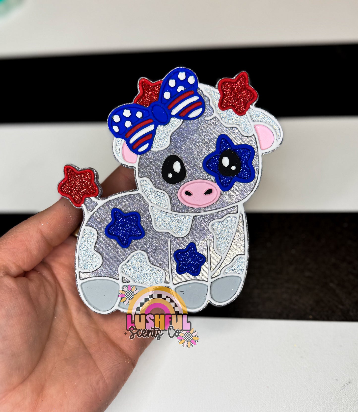 4th of July Cow - Tanned & Tipsy