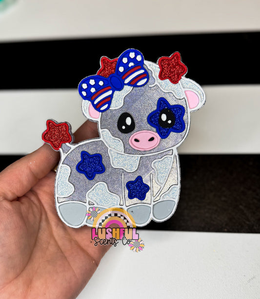 4th of July Cow - Tanned & Tipsy