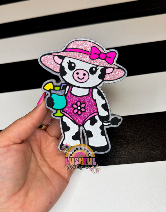 Beach Babe Cow - Iced Vanilla Woods