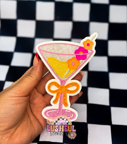 Floral Martini w/bow
