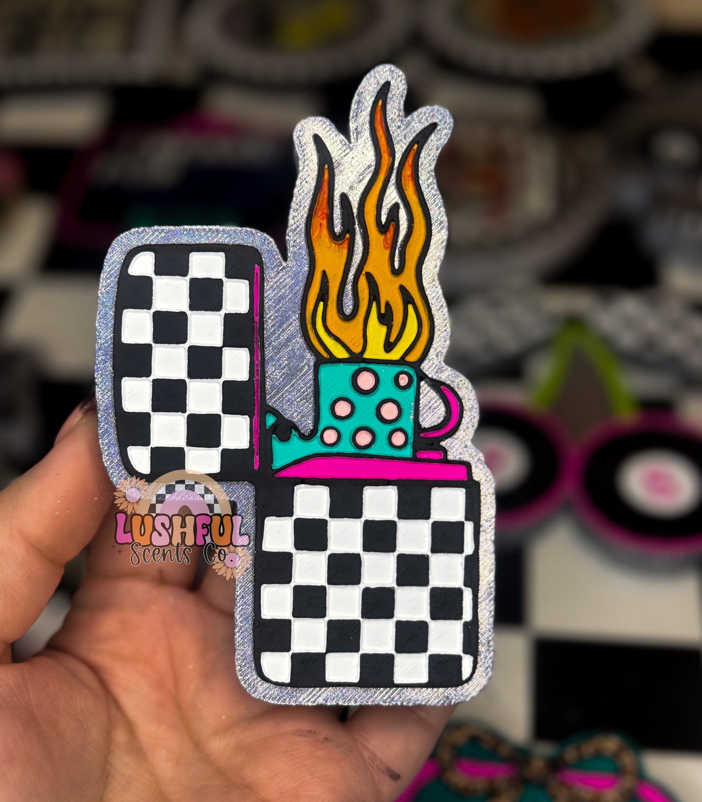 Checkered Lighter