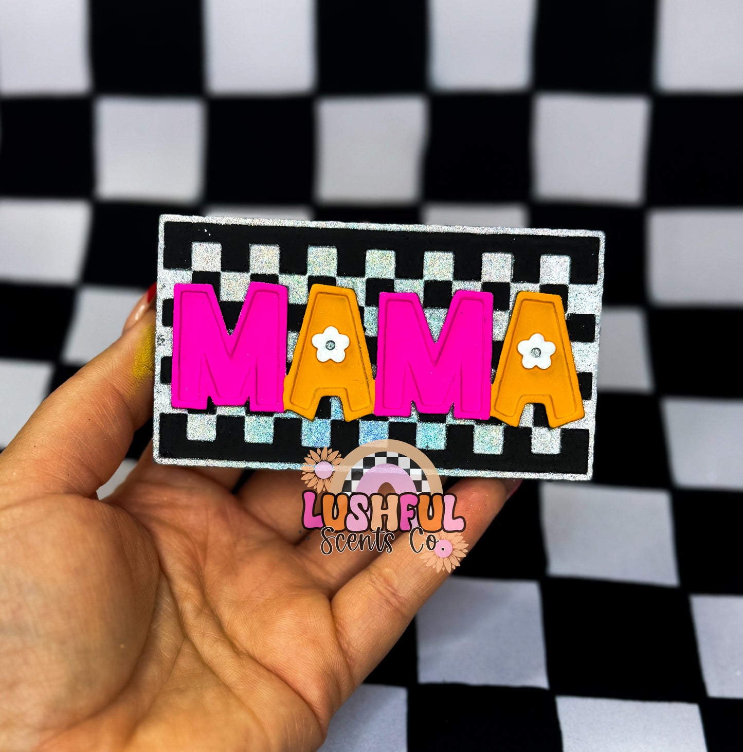 Checkered Mama Rectangle