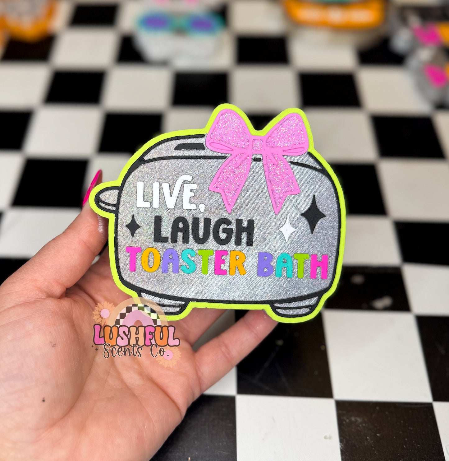 Live, Laugh, Toaster Bath